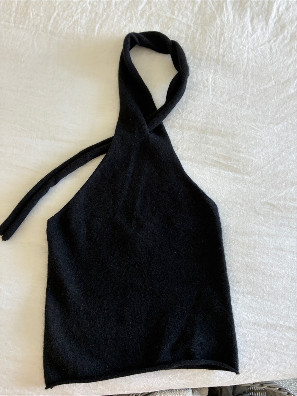 J.Crew Black Halter Knit Top